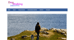 Desktop Screenshot of dogwalkingjobsonline.com
